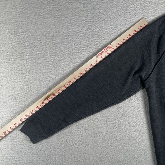 Peloton Hoodie Sweatshirt Womens Large Gray Piped Cord Star Logo Full Zip Gym - Picture 3 of 16